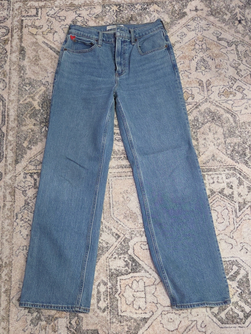 A&F High Rise 90's Relaxed